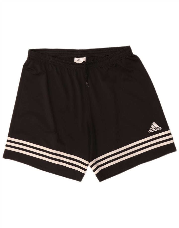 Adidas Herre Climalite Sportshorts Large Sort Polyester
