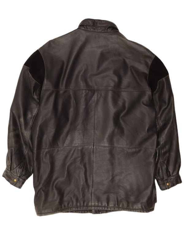 Vintage herre læderjakke UK 40 Large Black