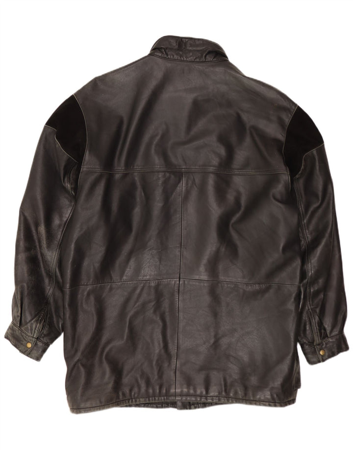 Vintage herre læderjakke UK 40 Large Black