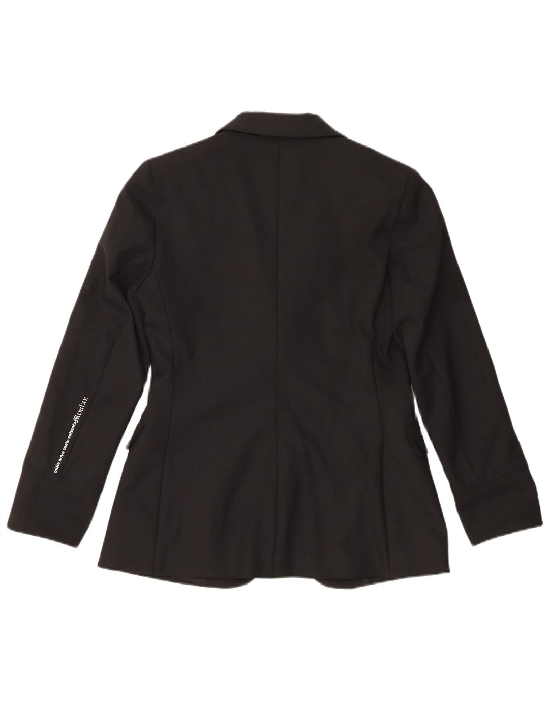 Halvfjerds kvinders 1-knaps blazerjakke UK 14 Medium Sort