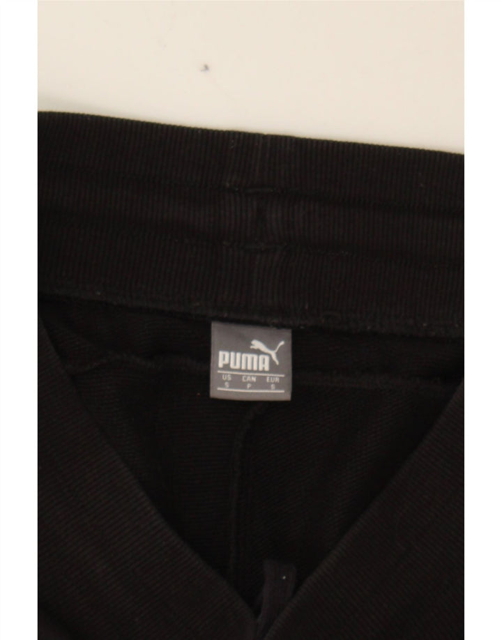PUMA Mens Graphic Tracksuit Trousers Joggers Small  Black Cotton Vintage Puma and Second-Hand Puma from Messina Hembry 