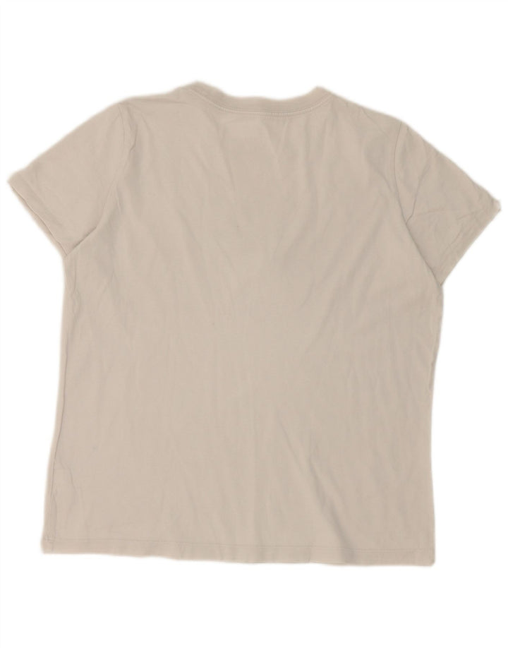 Nike grafisk T-shirt top til mænd, stor hvid bomuld