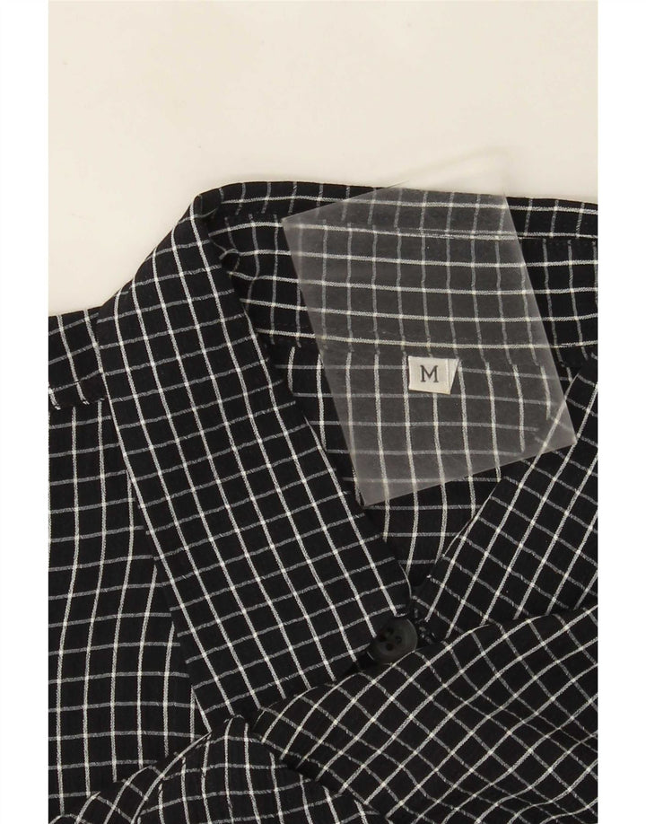 Vintage herreskjorte medium sort ternet