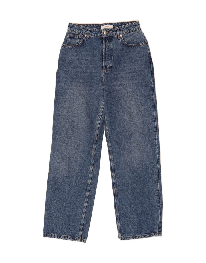 TOPSHOP Mens Petite Straight Jeans W30 L28 Blue Polyester Vintage Topshop and Second-Hand Topshop from Messina Hembry 