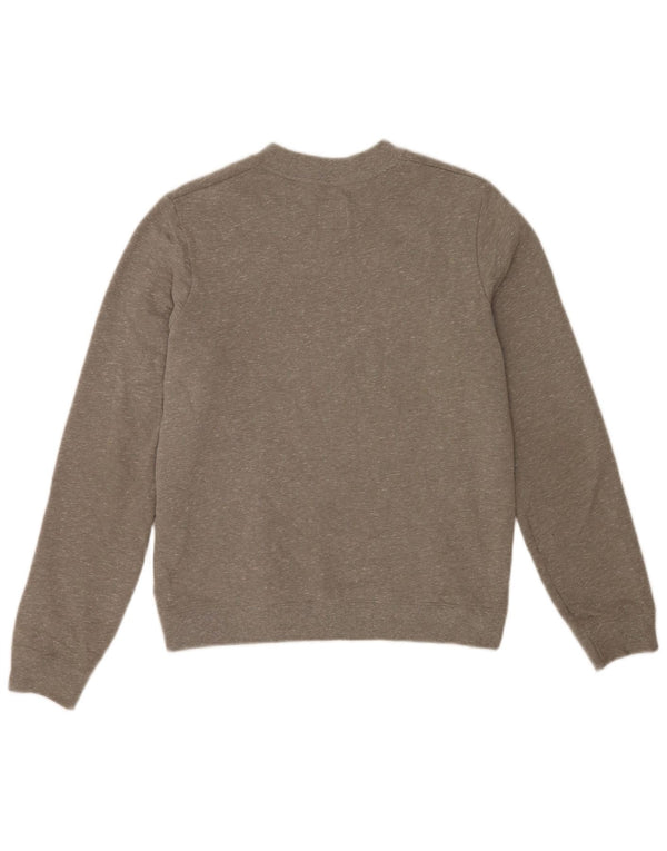 Jack Wills Dame Oversized Sweatshirt Jumper UK 10 Small Grey Flecked