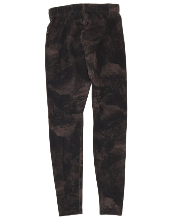Nike Dame Grafiske Leggings UK 8 Small Black Tie Dye