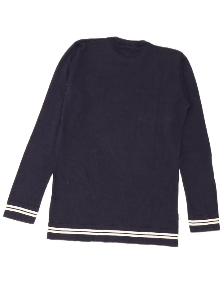 Franklin Marshall Herre Sweatshirt Jumper Medium Navyblå Bomuld