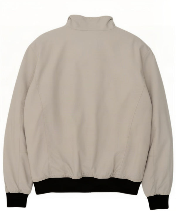 Murphy & Nye Mens Custom Fit Bomber Jacket UK 44 2XL White Colourblock