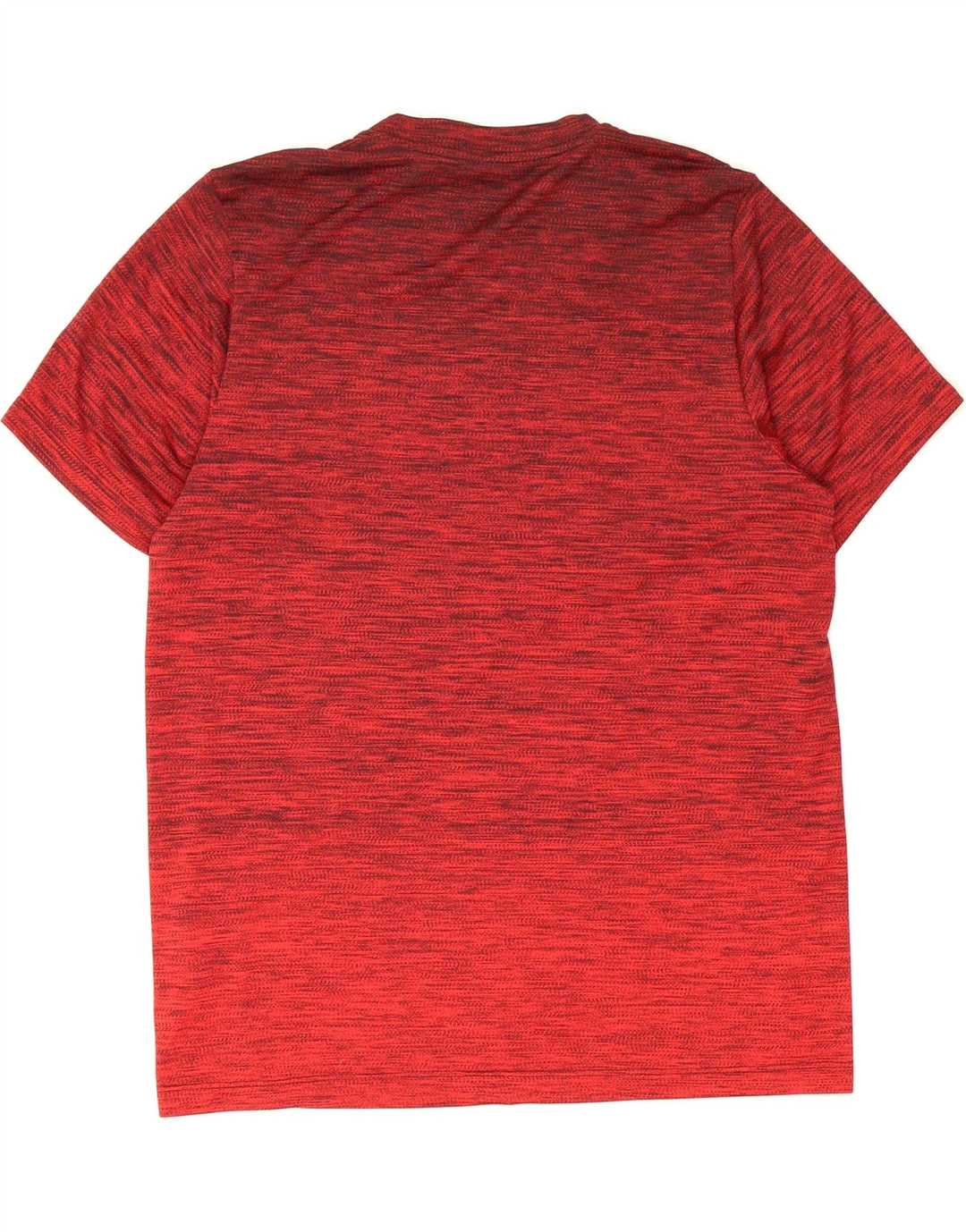 ADIDAS Mens T-Shirt Top Medium Red Flecked Polyester Vintage Adidas and Second-Hand Adidas from Messina Hembry 
