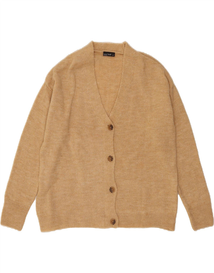 LAURA TORELLI Womens Cardigan Sweater UK 14 Medium Beige Acrylic Vintage Laura Torelli and Second-Hand Laura Torelli from Messina Hembry 