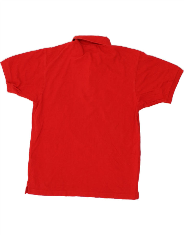 LOTTO Mens Polo Shirt Large Red Cotton Vintage Lotto and Second-Hand Lotto from Messina Hembry 