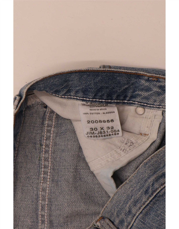 Lee Straight Jeans til mænd W30 L32 blå bomuld