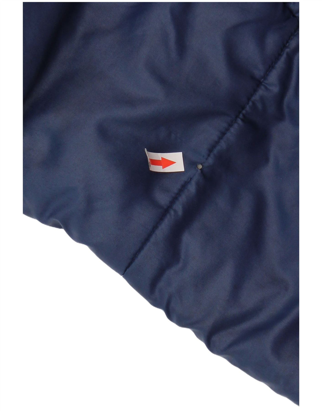 VINTAGE Herre Windbreaker Jacket UK 38 Medium Navy Blue Polyester