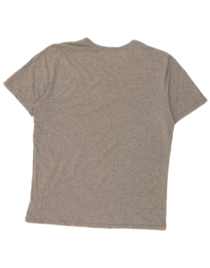 Nike Herre Air Max grafisk T-shirt top mellemgrå bomuld