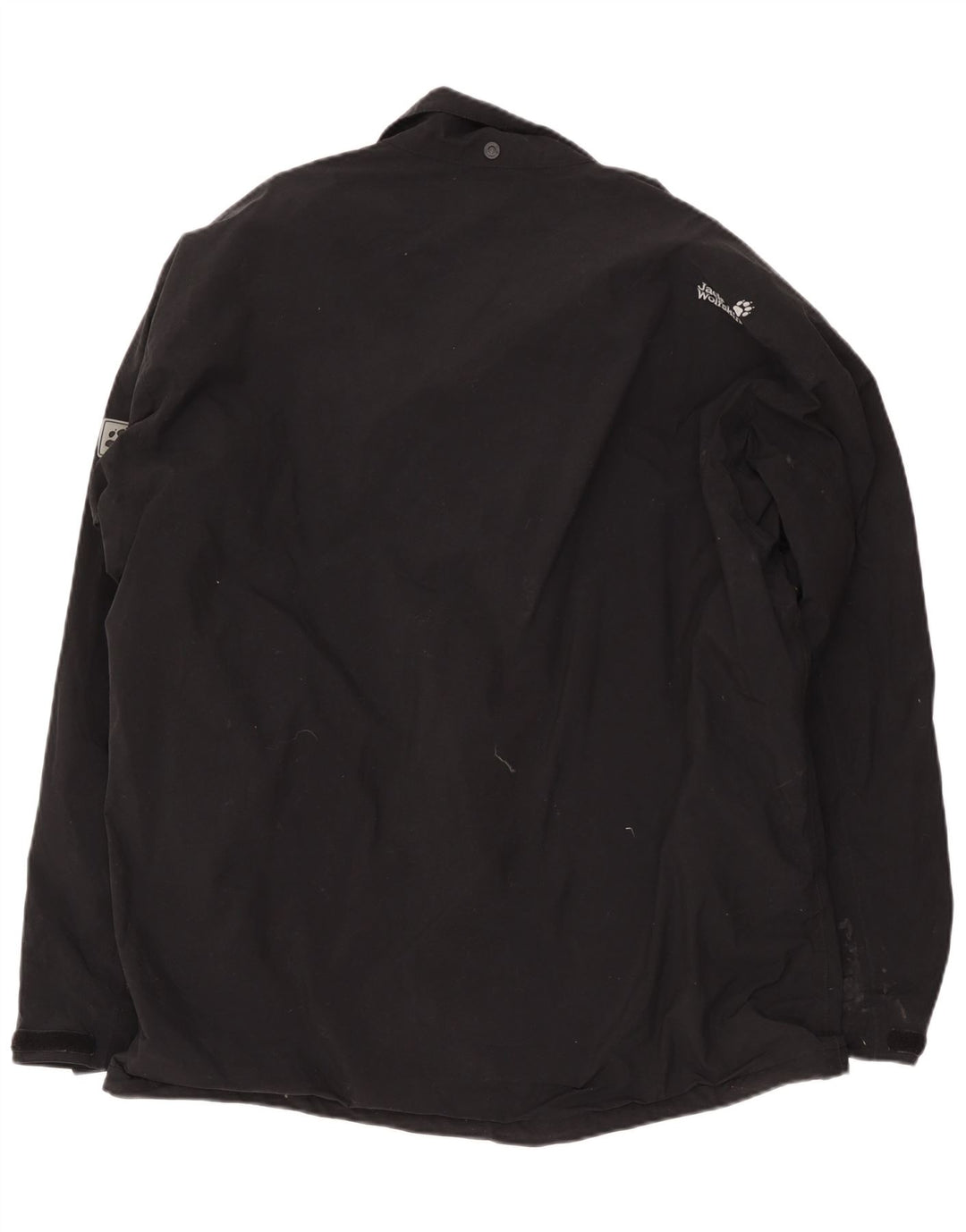 Jack Wolfskin Herre Windbreaker Jacket UK 50 3XL Sort Polyamid