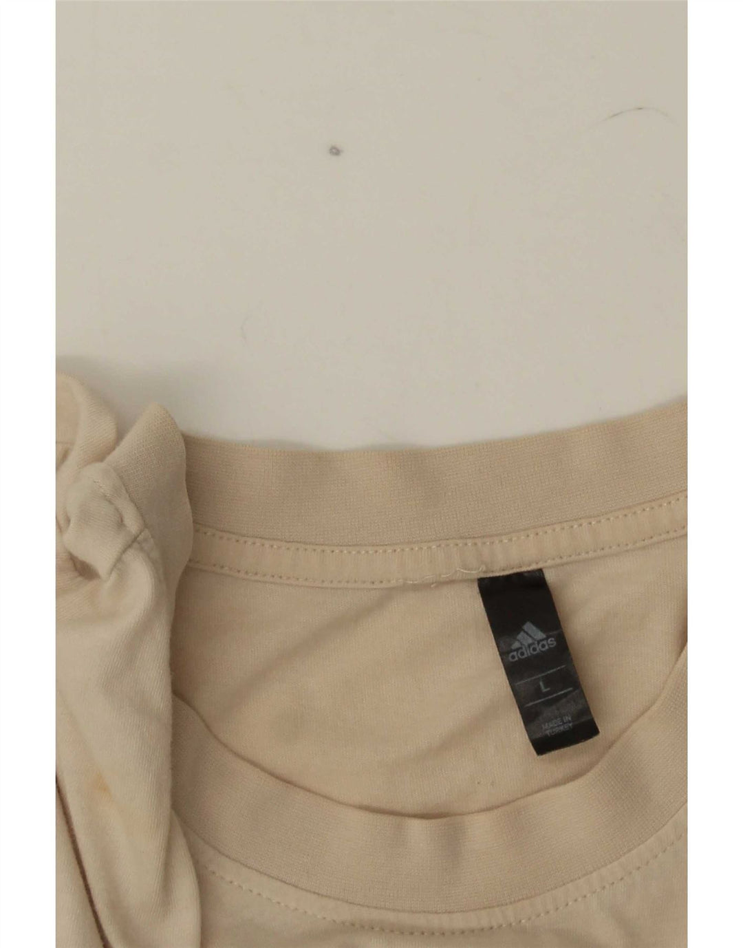 Adidas Grafisk T-shirt top til mænd, stor beige