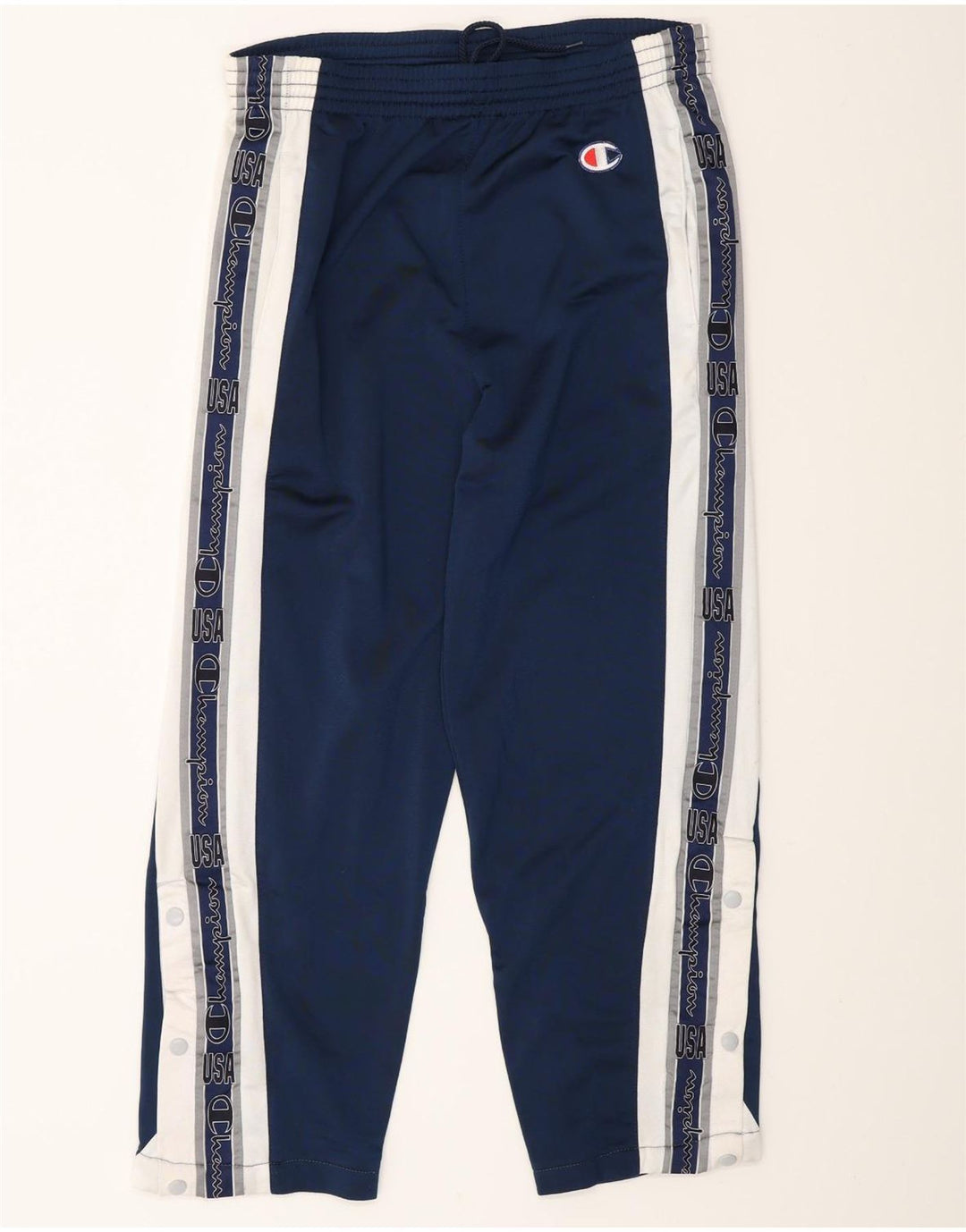 Champion Herre grafisk træningsdragt Bukser Small Navy Blue Colourblock