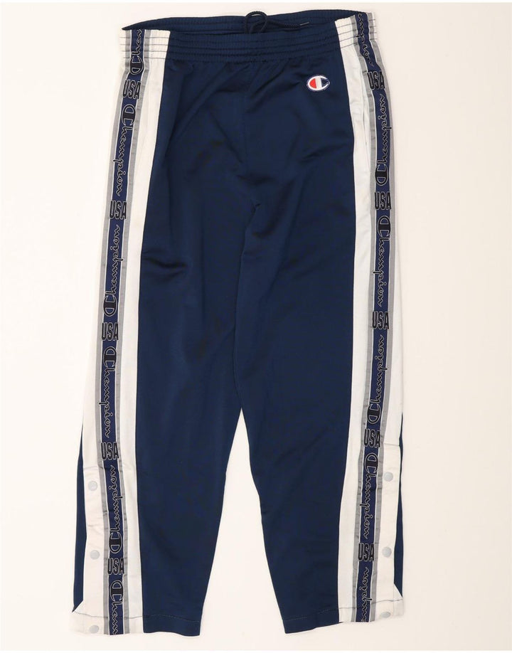 Champion Herre grafisk træningsdragt Bukser Small Navy Blue Colourblock