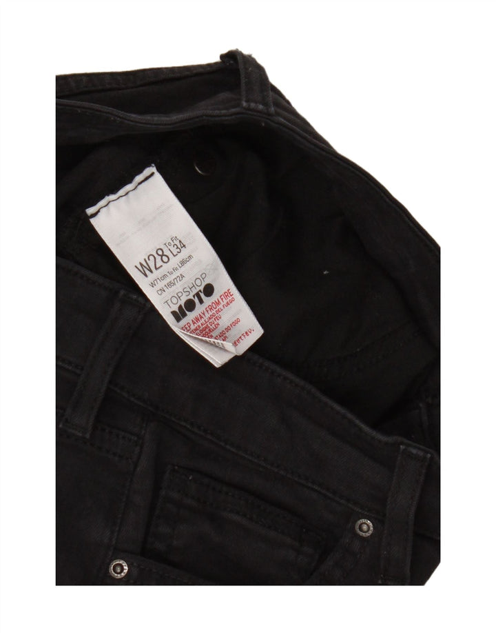 Topshop Dame Skinny Jeans W28 L29 Sort Polyester