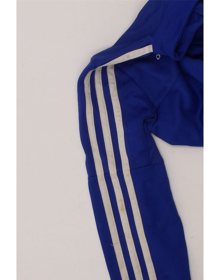ADIDAS Boys Climacool Graphic Tracksuit Top Jacket 7-8 Years Blue Vintage Adidas and Second-Hand Adidas from Messina Hembry 