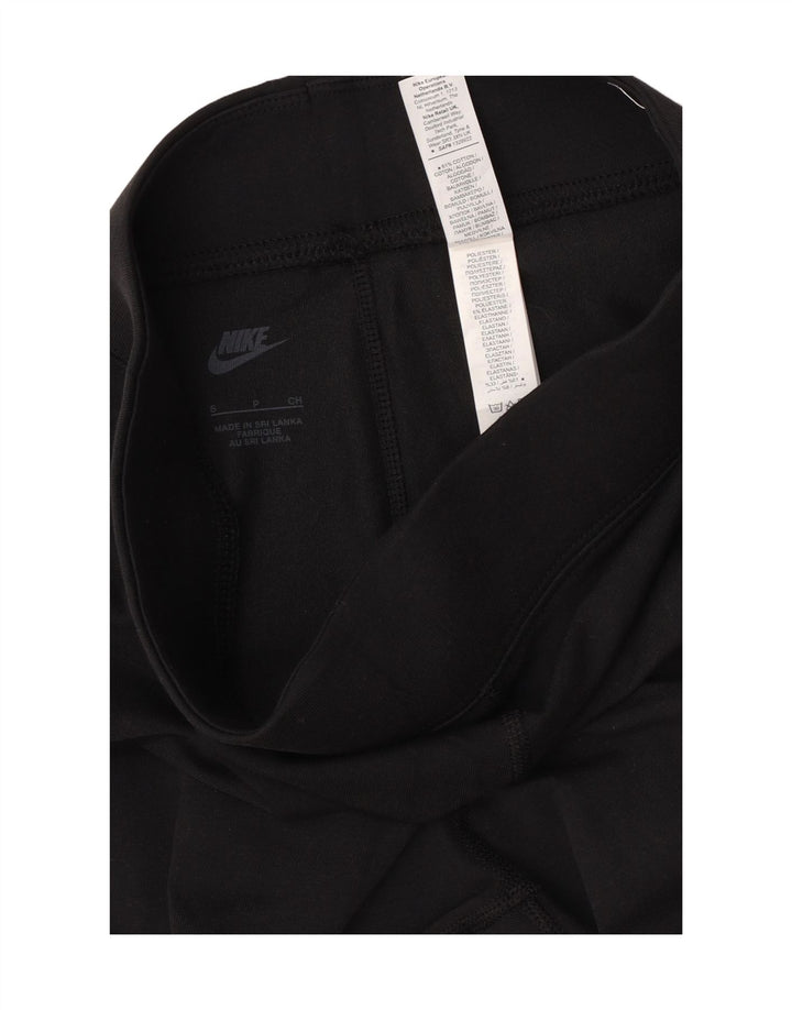 Nike Dame Grafiske Leggings UK 10 Small Black Bomuld