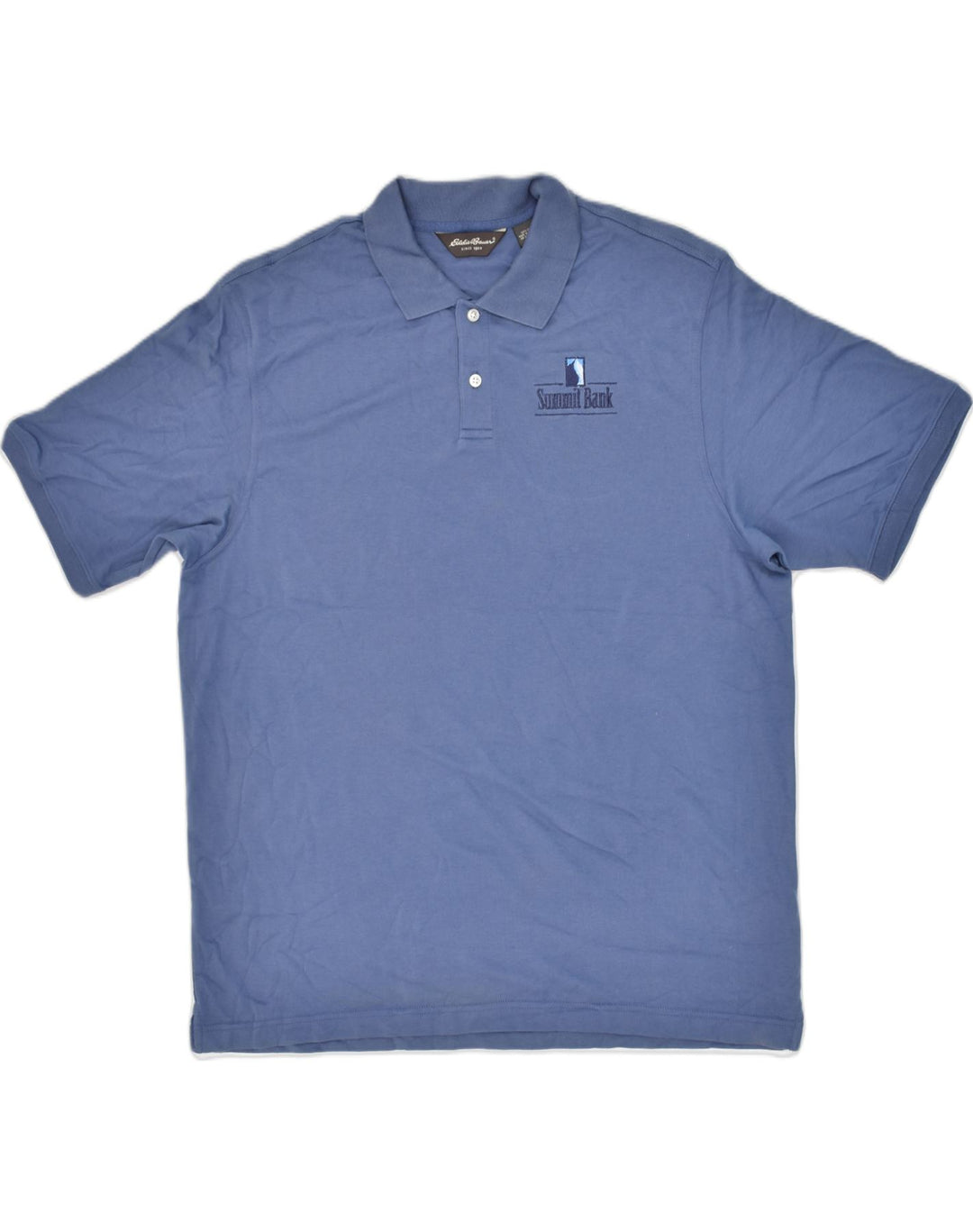 EDDIE BAUER Mens Polo Shirt XL Blue Cotton | Vintage Eddie Bauer | Thrift | Second-Hand Eddie Bauer | Used Clothing | Messina Hembry 