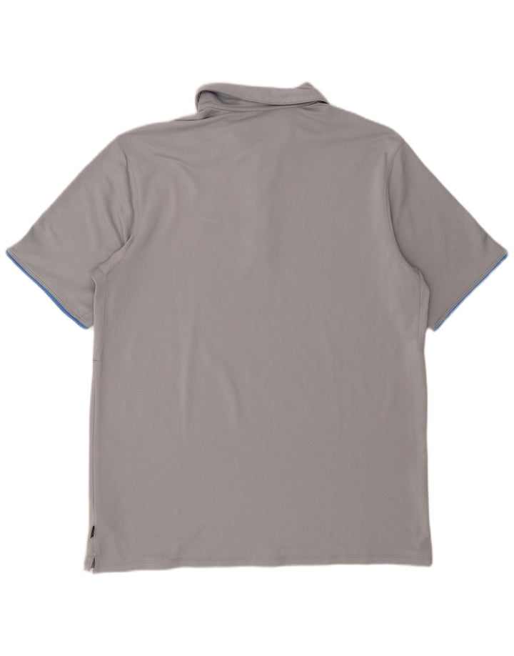 NIKE Poloshirt til mænd XL Grå polyester