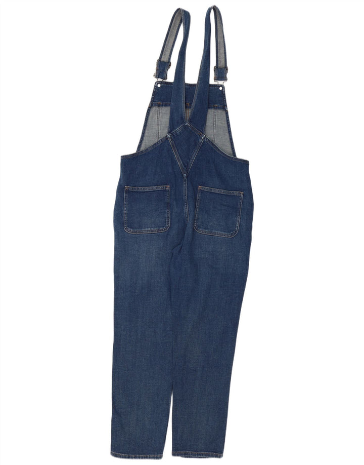 FAT FACE Dame Lewes Dungarees Jeans UK 12 Medium W34 L27 Blå Bomuld