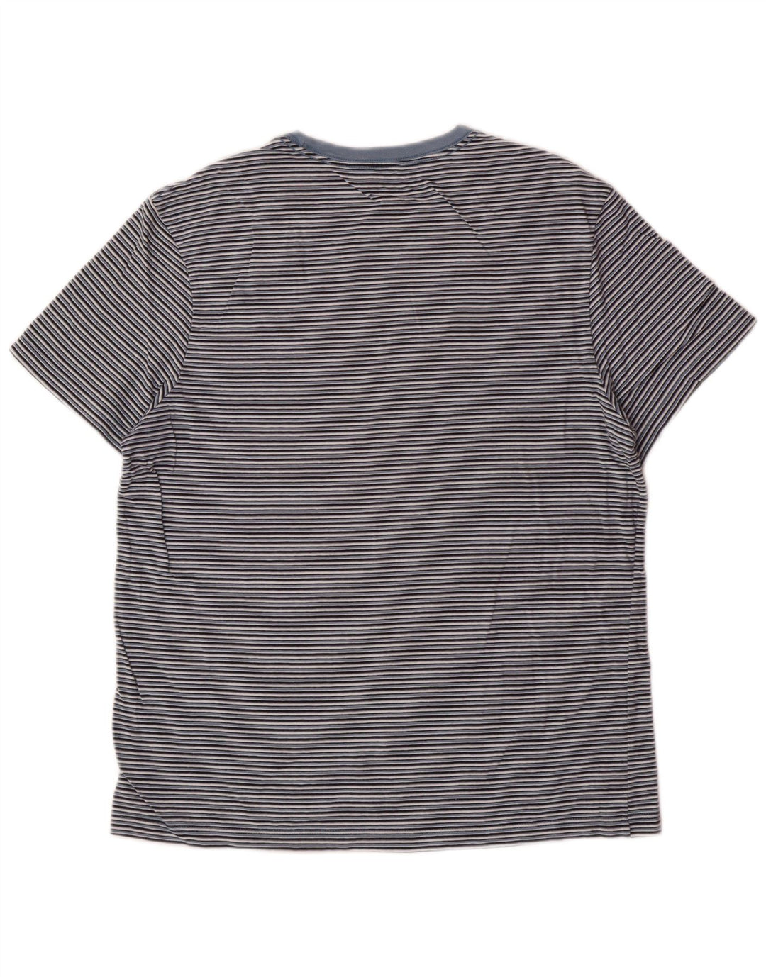 J. CREW T-shirt top til kvinder UK 14 Mellem blå stribet