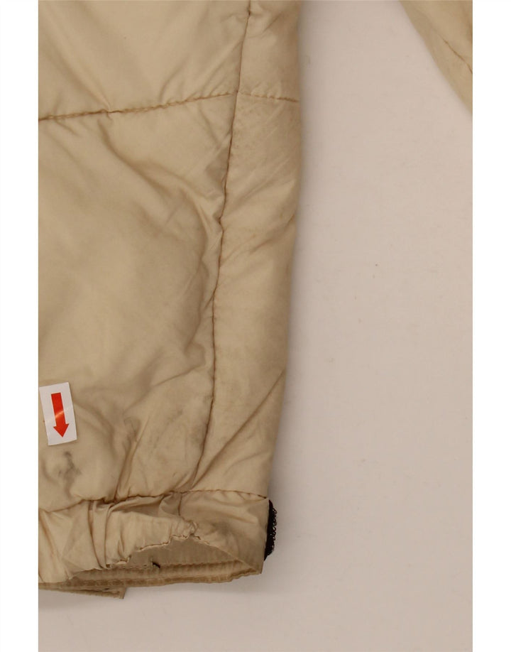 ZARA Polstret jakke til mænd UK 36 Small Beige Nylon