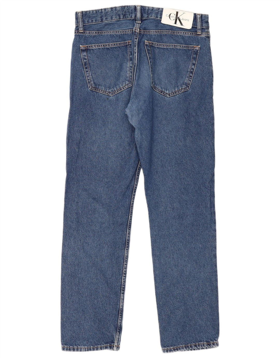 CALVIN KLEIN Mens Straight Jeans W32 L32  Blue Cotton