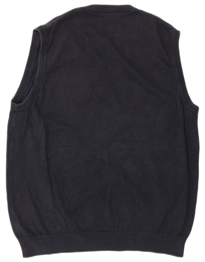Marks & Spencer Herrevest Tank Top Stor Marineblå Bomuld
