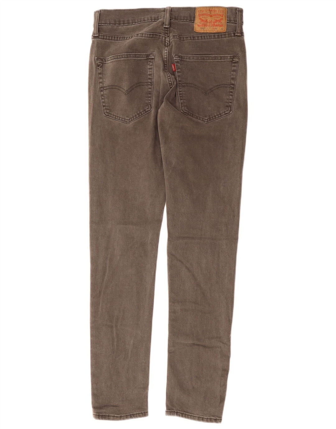 Levi's Herre 512 Slim Tapered Jeans W30 L32 Grå Bomuld