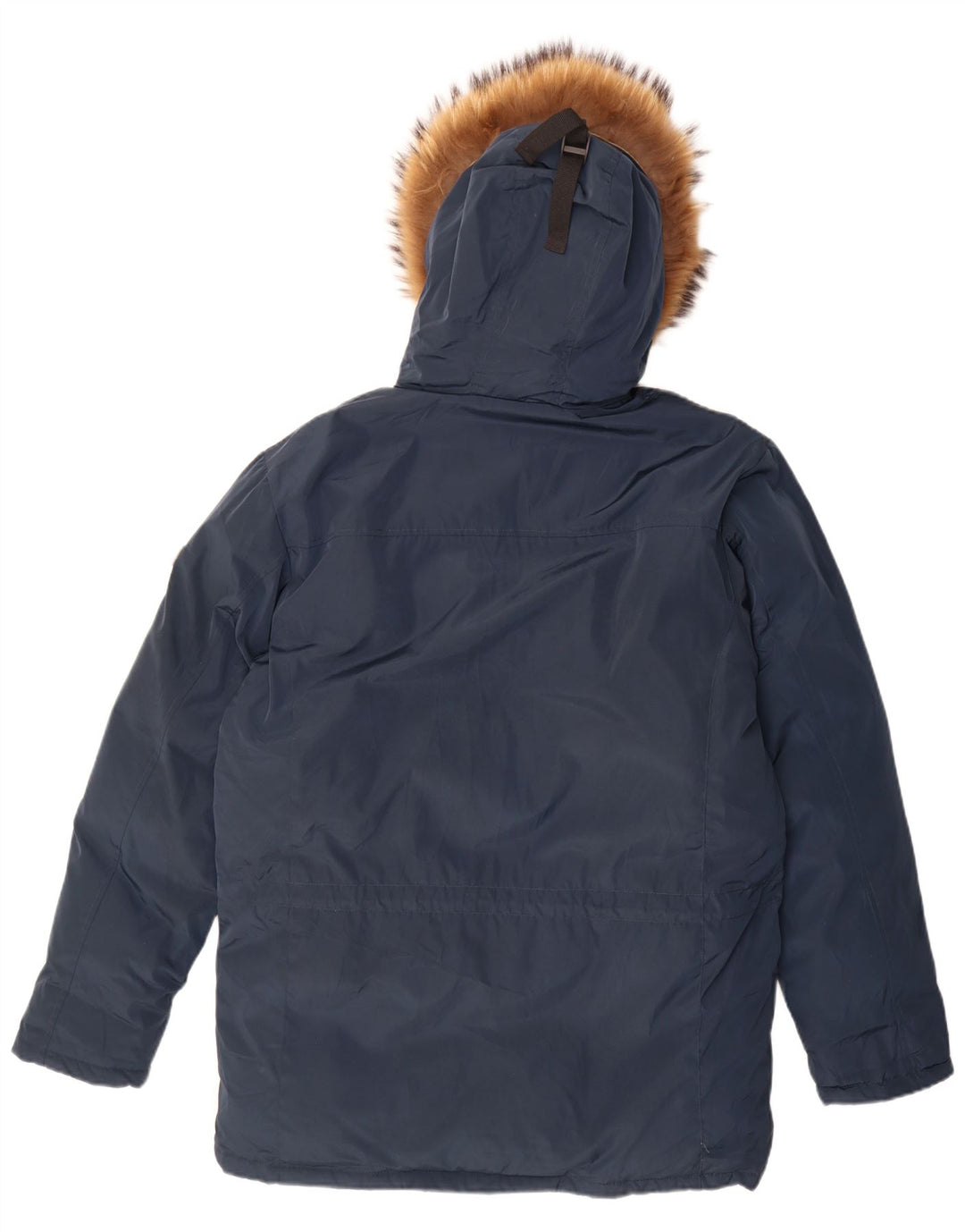 Brugi Herre Hooded Parka Jacket IT 52 XL Navy Blue Polyester