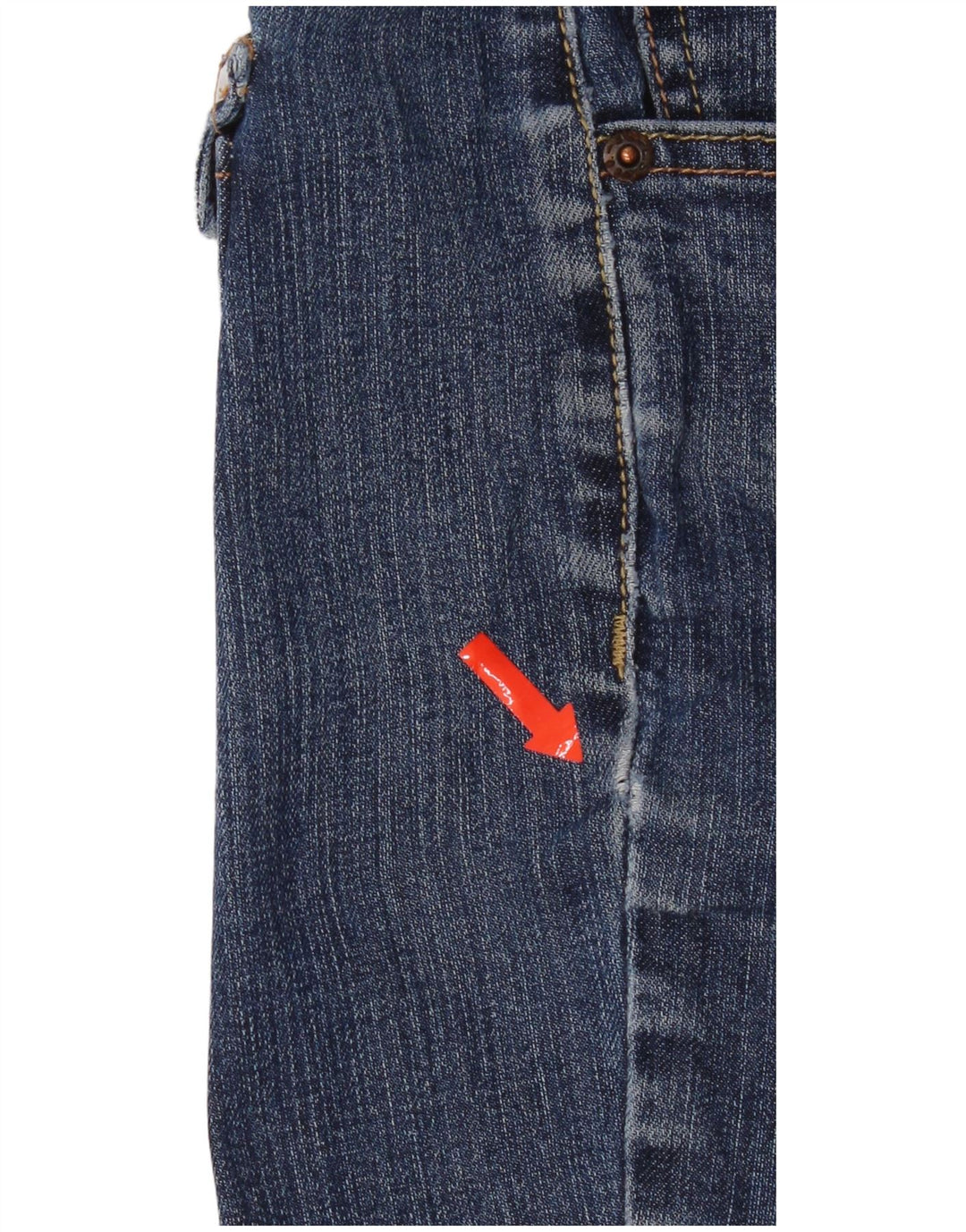 Levi's Dame 524 Super Low Skinny Jeans W36 L31 Blå