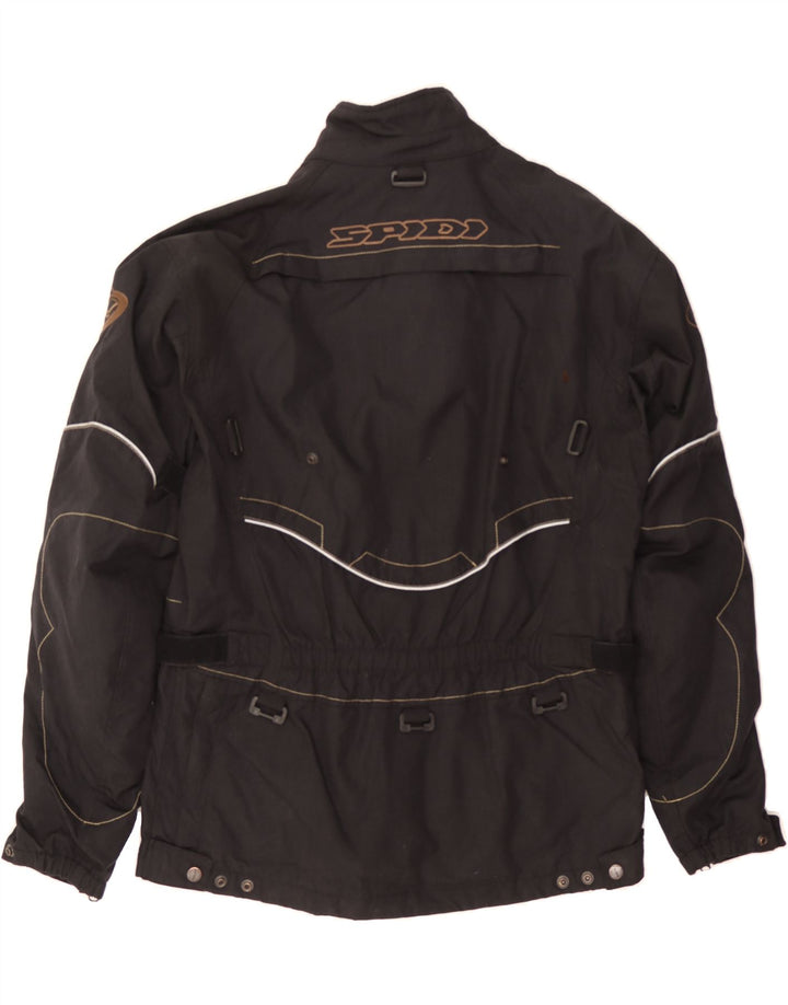 SPIDI Mens Graphic Racer Jacket UK 42 XL Black Polyamide Vintage Spidi and Second-Hand Spidi from Messina Hembry 