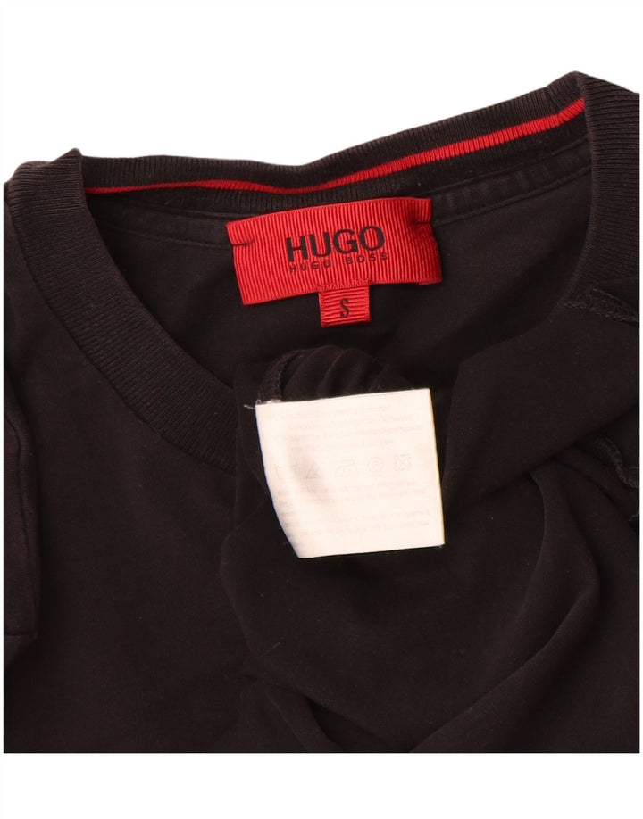 Hugo Boss Herre Top Langærmet Lille Sort Bomuld