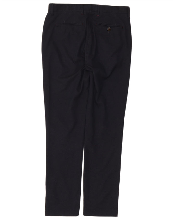 TED BAKER Herre Slim Fit Suit Bukser W30 L30 Marineblå