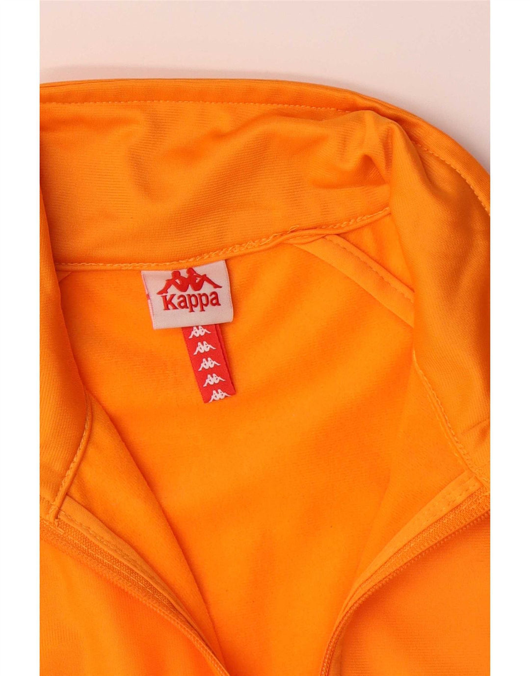 Kappa Grafisk træningsdragt topjakke til kvinder UK 10 Small Orange Colourblock