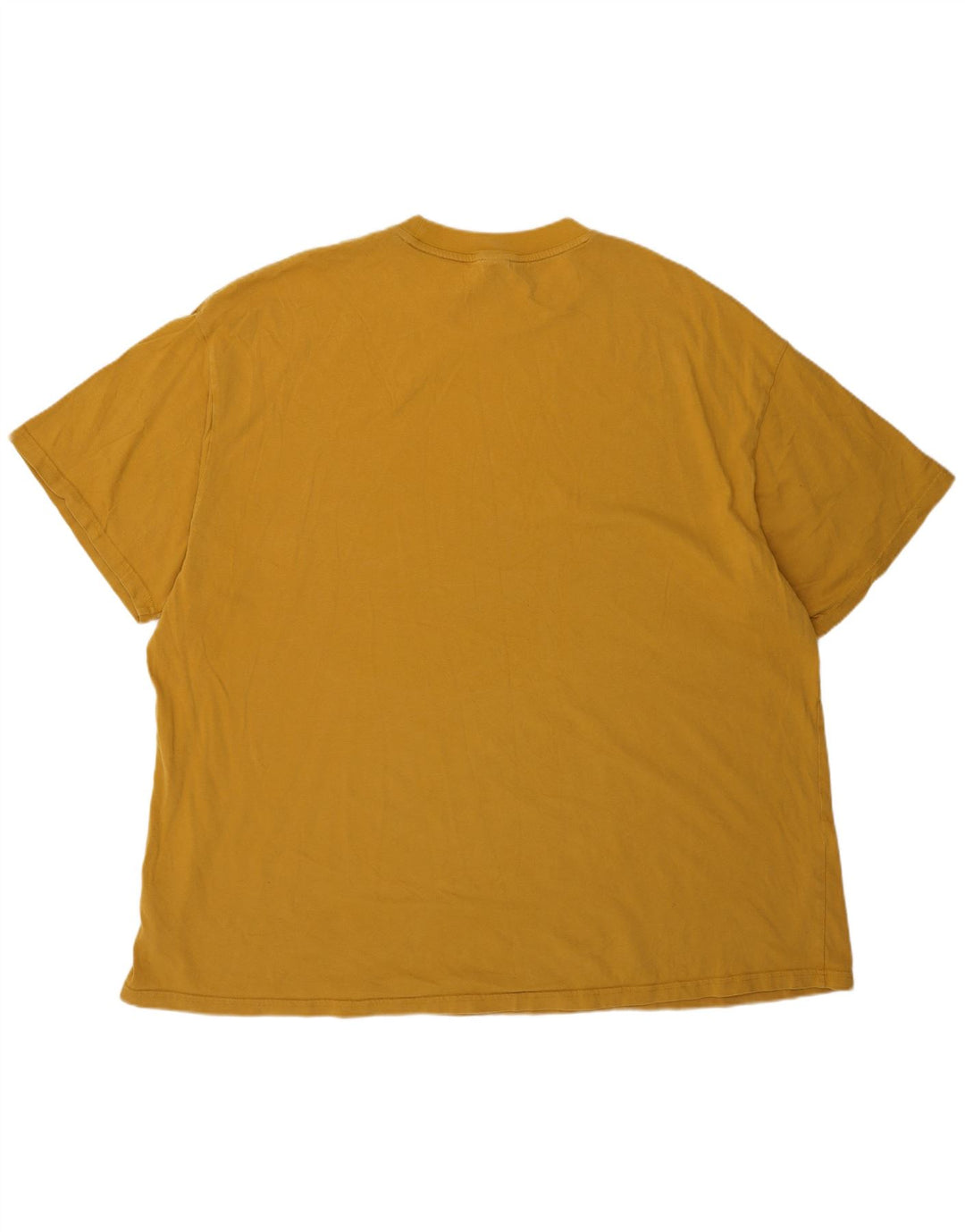 Puma Herre Oversized grafisk T-shirt top XL gul bomuld