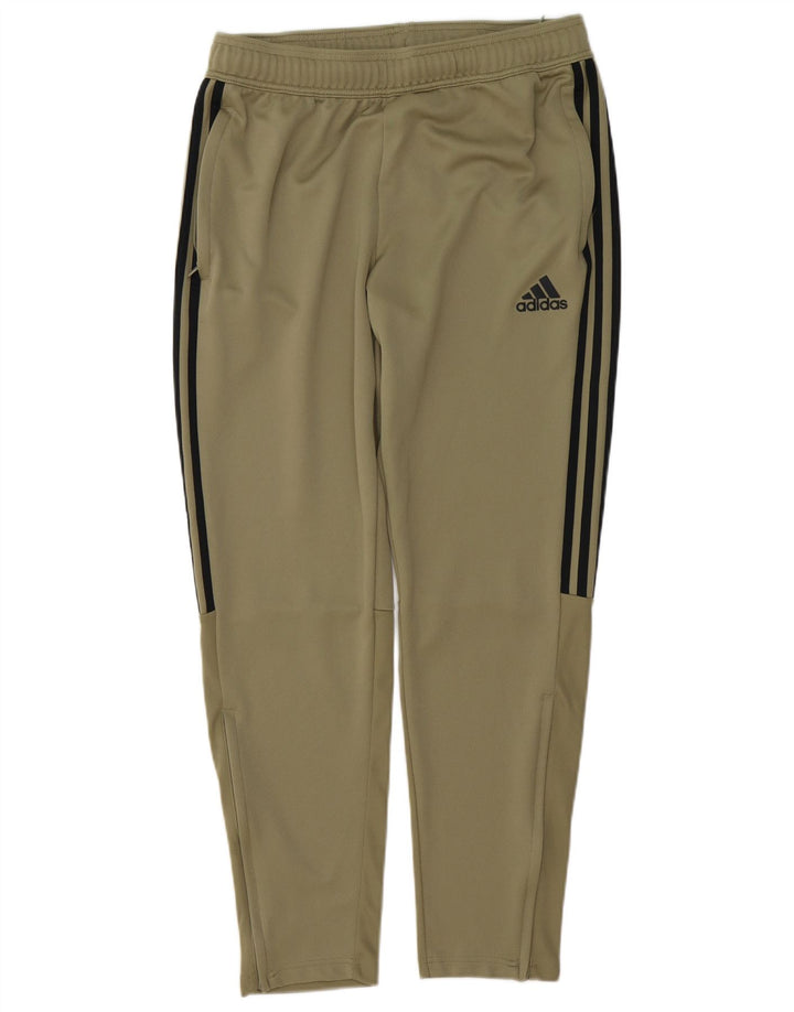 ADIDAS Aeroready træningsdragt bukser til mænd Large Khaki Polyester