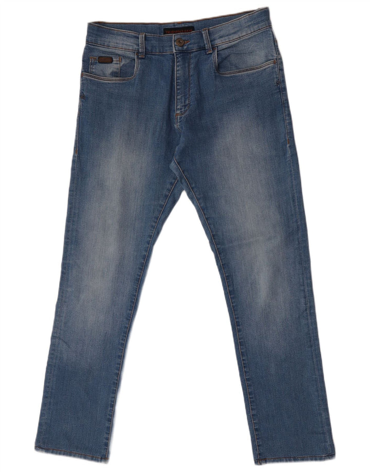 Trussardi Straight Jeans til mænd W33 L31 Blå