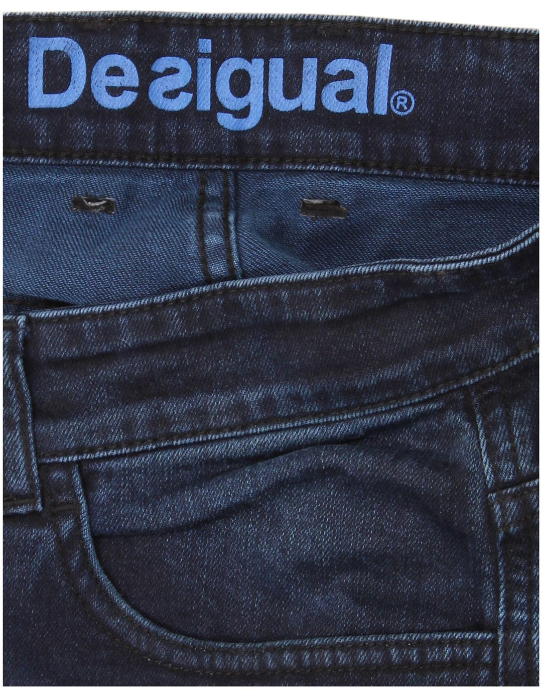 DESIGUAL Slim Jeans til mænd W34 L34 Marineblå