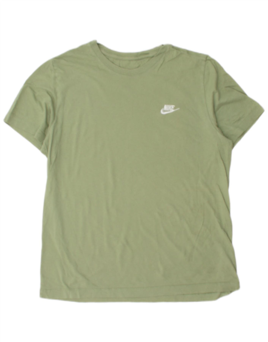 Nike T-shirt top til mænd, stor grøn bomuld