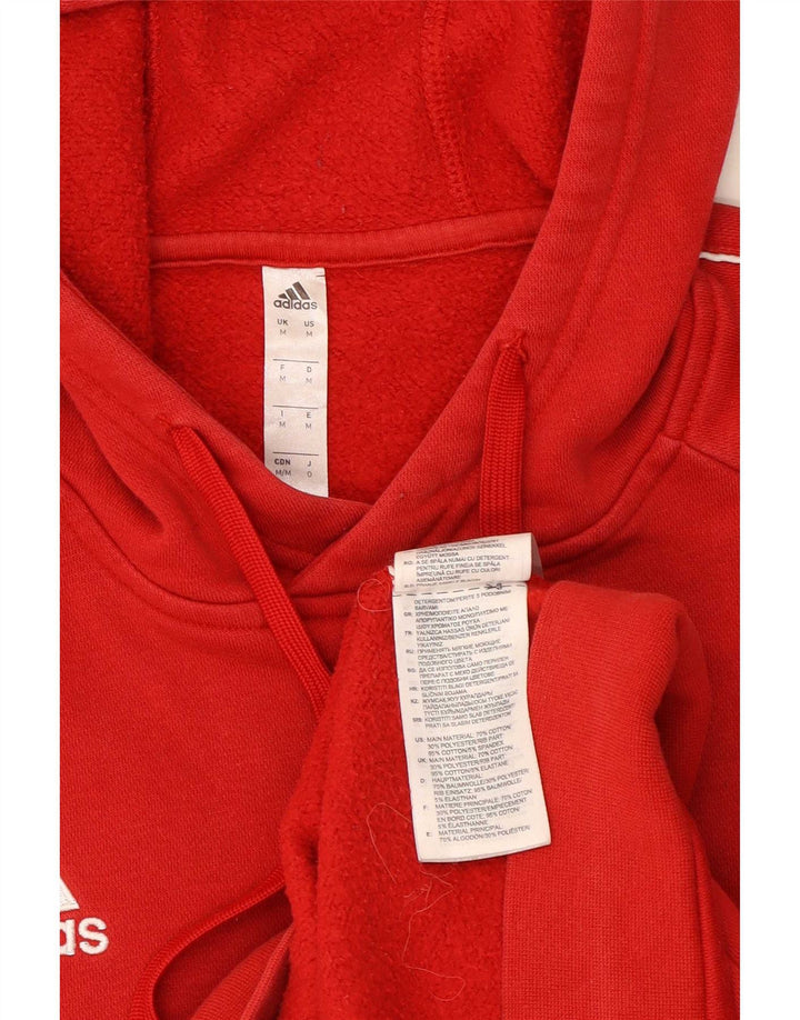Adidas Herre hættetrøje Jumper Medium Rød Bomuld