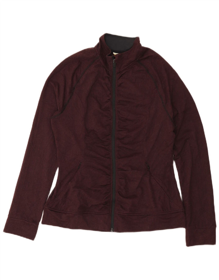 Mountain Warehouse Dame træningsdragt Topjakke UK 14 Medium Burgundy