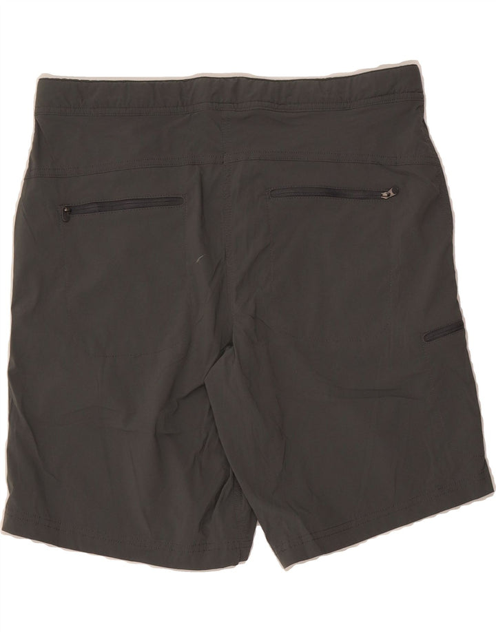 L.L.BEAN Womens Cargo Shorts US 12 Large W30 Grey Nylon Vintage L.L.Bean and Second-Hand L.L.Bean from Messina Hembry 