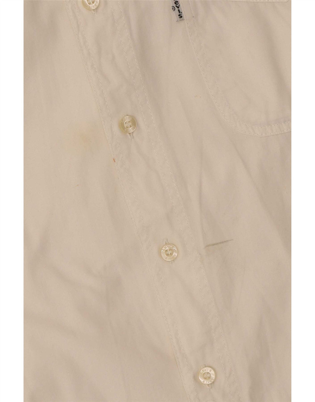 Levi's herreskjorte stor hvid bomuld