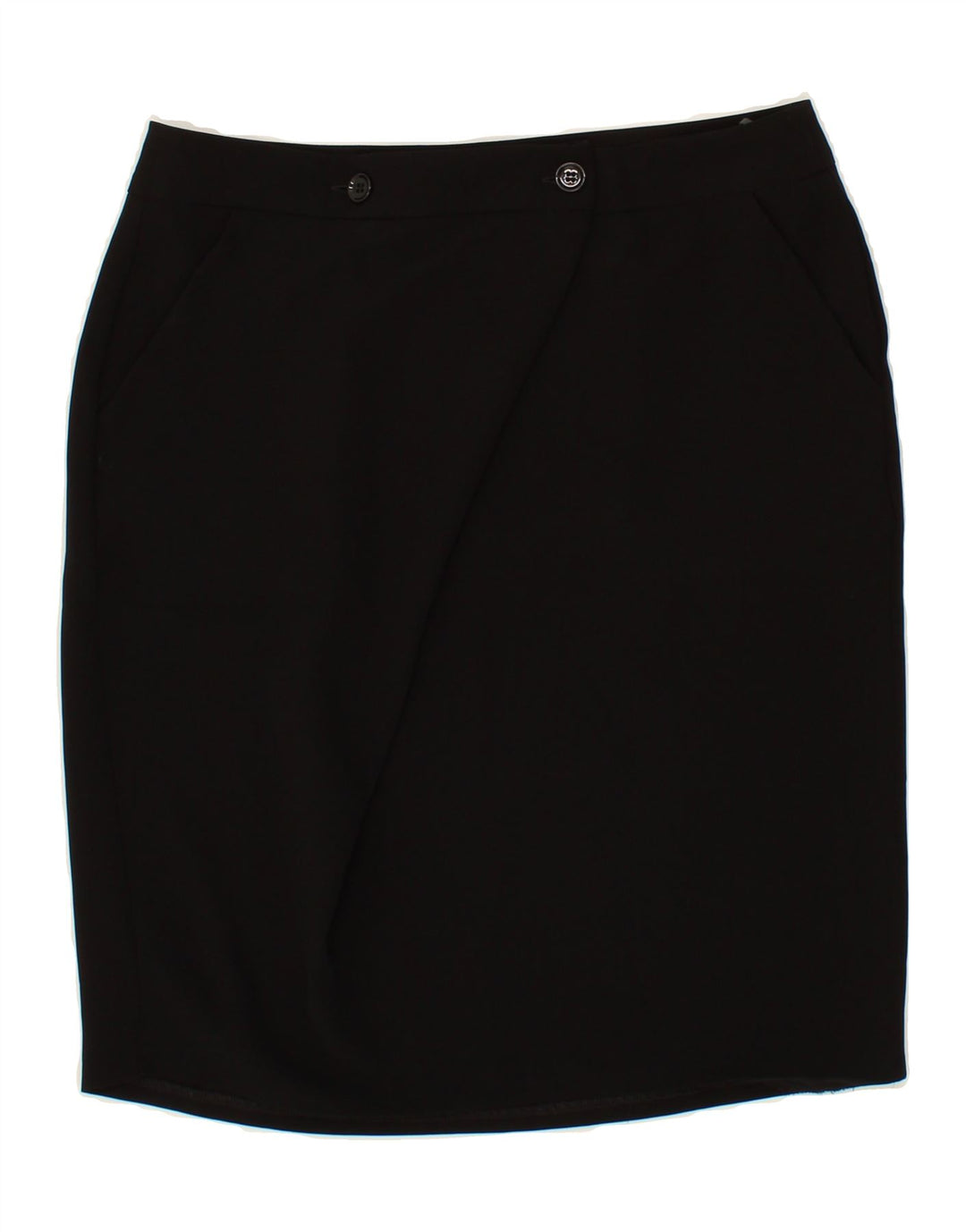 BENETTON Womens Pencil Skirt W32 Large  Black Vintage Benetton and Second-Hand Benetton from Messina Hembry 