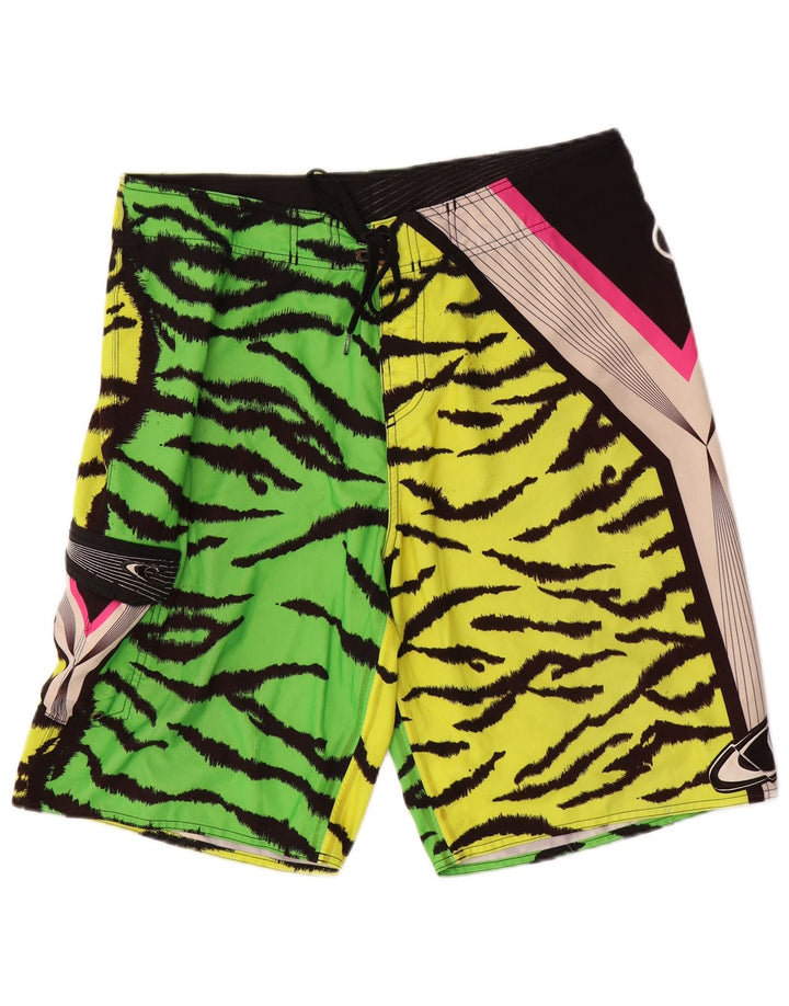 O'NEILL Mens Graphic Swimming Shorts Large  Multicoloured Animal Print